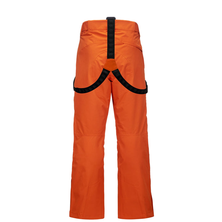 Pants Man 6CENTO 622P Sport Trousers ORANGE SMUTTY-BLACK Dressed Side (jpg Rgb)		