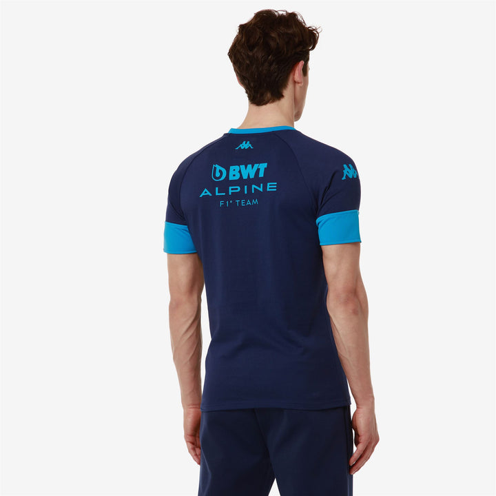 T-ShirtsTop Man SUPPORTER ADOBI ALPINE F1 T-Shirt BLUE TWILIGHT - BLUE DRESDEN Detail Double				