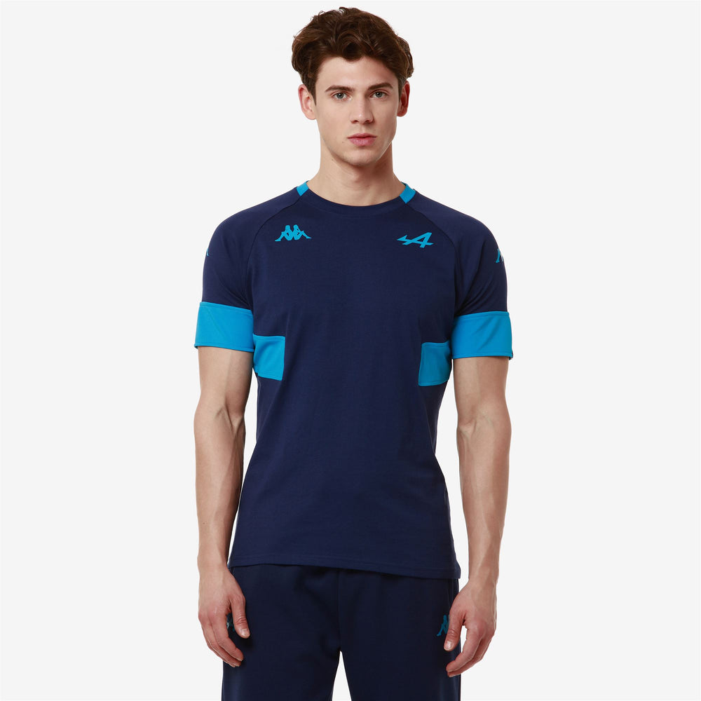 T-ShirtsTop Man SUPPORTER ADOBI ALPINE F1 T-Shirt BLUE TWILIGHT - BLUE DRESDEN Detail (jpg Rgb)			