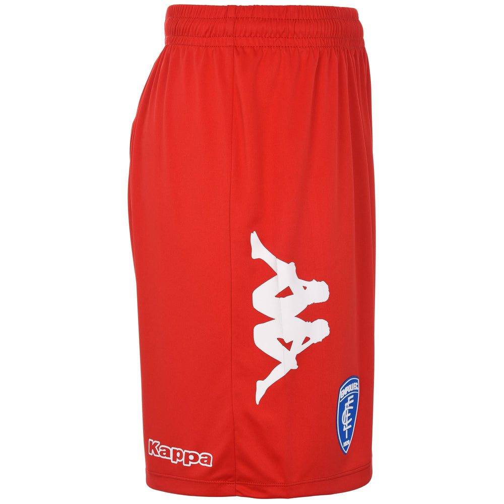 Shorts Man KAPPA4FOOTBALL BLIXO Sport  Shorts RED CHINESE Dressed Front (jpg Rgb)	