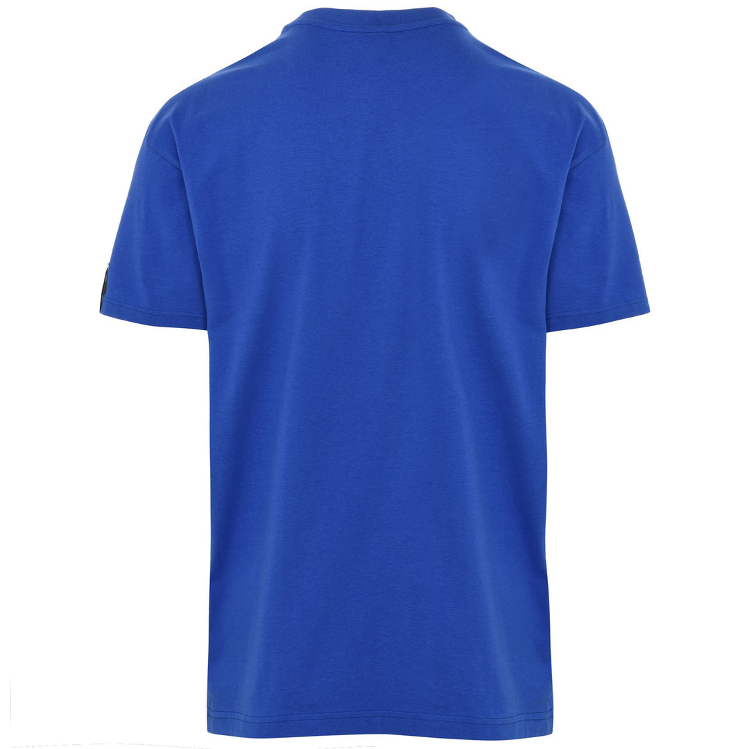 T-ShirtsTop Man 222 BANDA  POP T-Shirt BLUE ROYAL-BEIGE-GREY Dressed Side (jpg Rgb)		