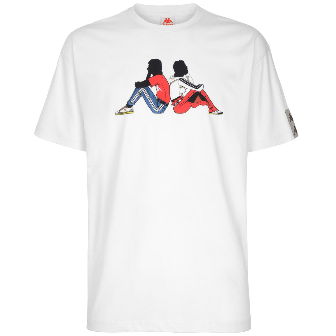 T-ShirtsTop Man 222 BANDA  POP T-Shirt WHITE-BEIGE-GREY Photo (jpg Rgb)			