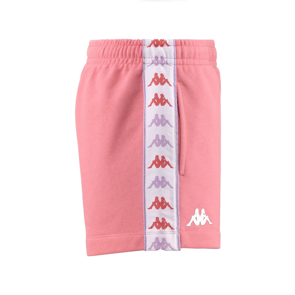 Shorts Woman 222 BANDA TREADYI Sport  Shorts PINK MD-WHITE-VIOLET LILLA Dressed Front (jpg Rgb)	