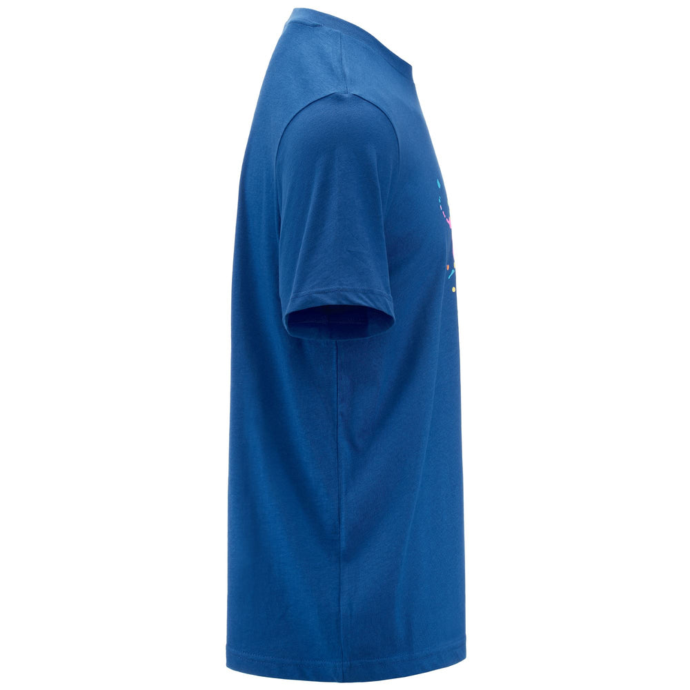 T-ShirtsTop Man LOGO EREMO T-Shirt BLUE SAPPHIRE Dressed Front (jpg Rgb)	