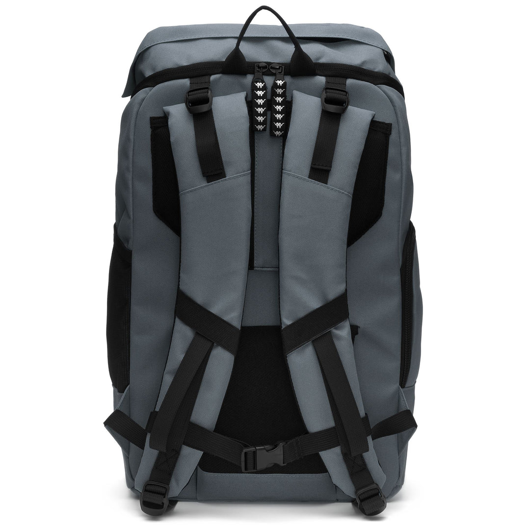 Bags Unisex RAG Backpack GREY ASPHALT - BLACK Dressed Side (jpg Rgb)		