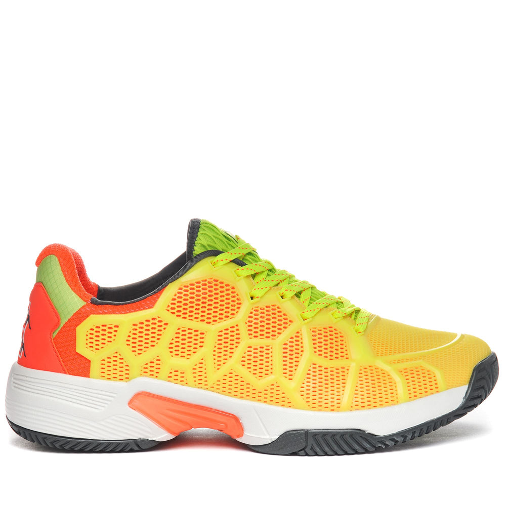 Sport Shoes Unisex KAGE Low Cut NEON GREEN-NEON CORAL Photo (jpg Rgb)			