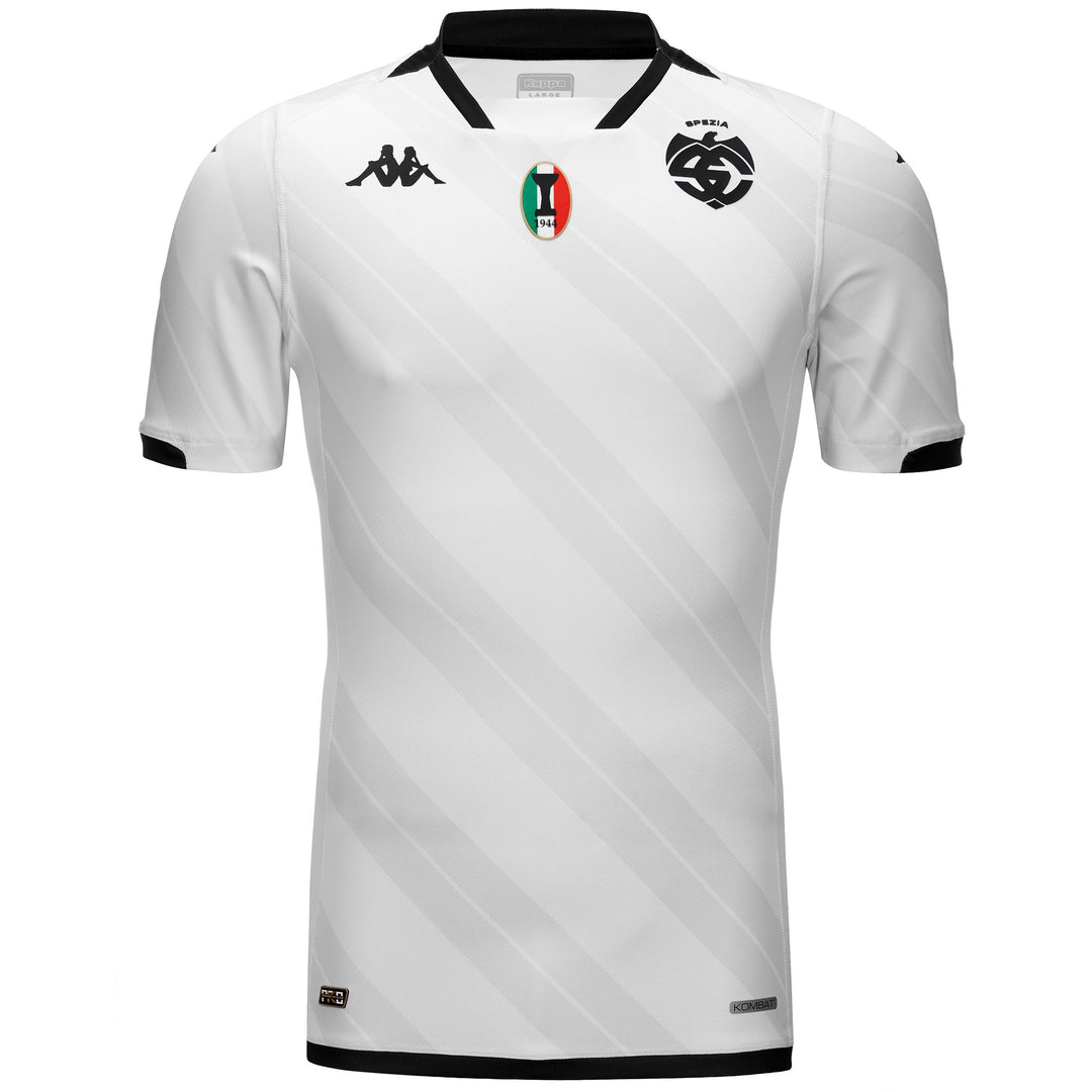 Active Jerseys Man KOMBAT PRO 2024 SPEZIA Shirt WHITE-BLACK Photo (jpg Rgb)			