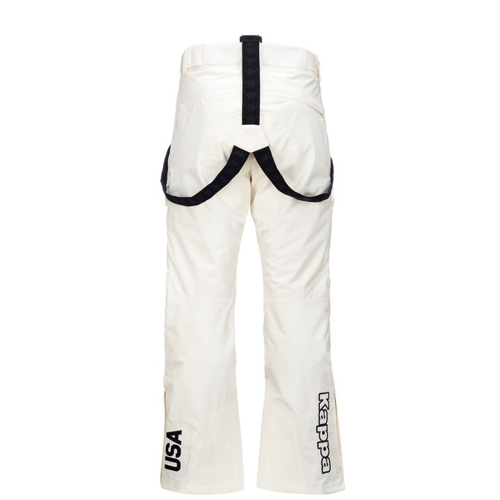 Pants Man 6CENTO 622 HZ US Sport Trousers WHITE COCONUT Dressed Side (jpg Rgb)		