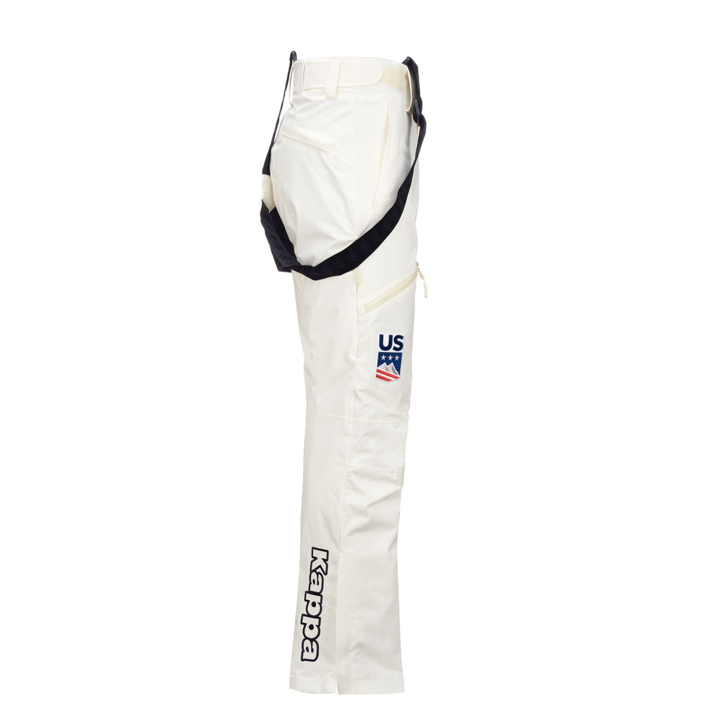 Pants Man 6CENTO 622 HZ US Sport Trousers WHITE COCONUT Dressed Front (jpg Rgb)	