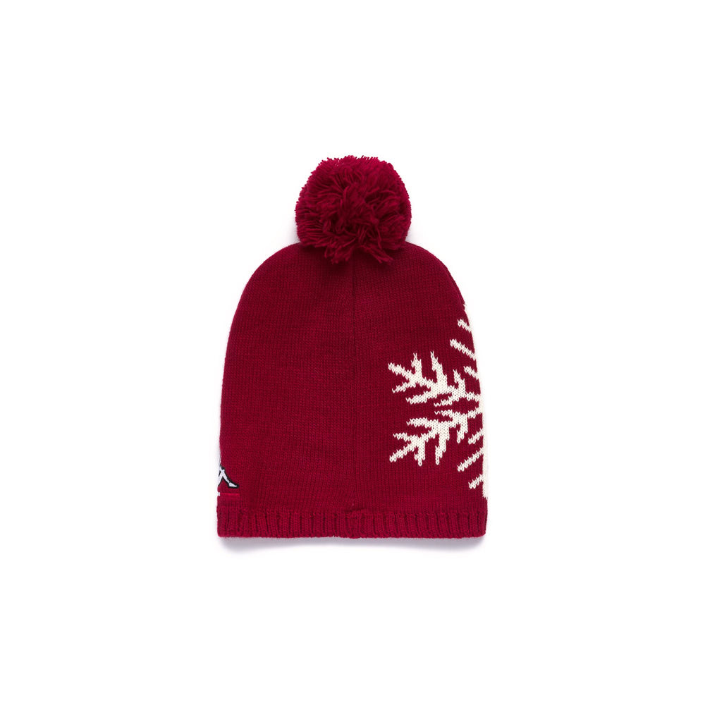Headwear Unisex FLOCK 4 Hat RED RACING Dressed Front (jpg Rgb)	