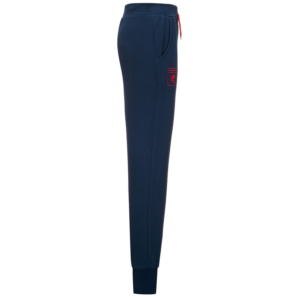 Pants Woman LADY ARWILO GENOA Sport Trousers BLUE DK-RED Dressed Front (jpg Rgb)	