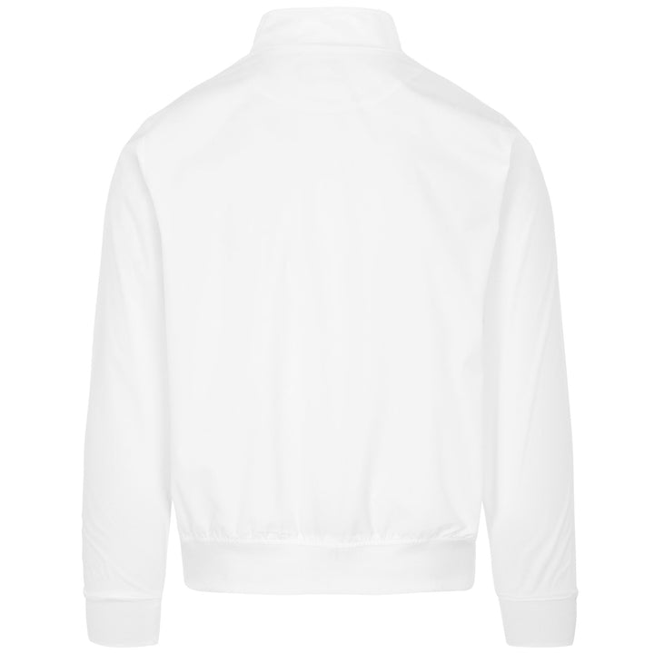 Fleece Man KAPPA4FOOTBALL NASTECOFLE Jacket WHITE-AZURE Dressed Side (jpg Rgb)		