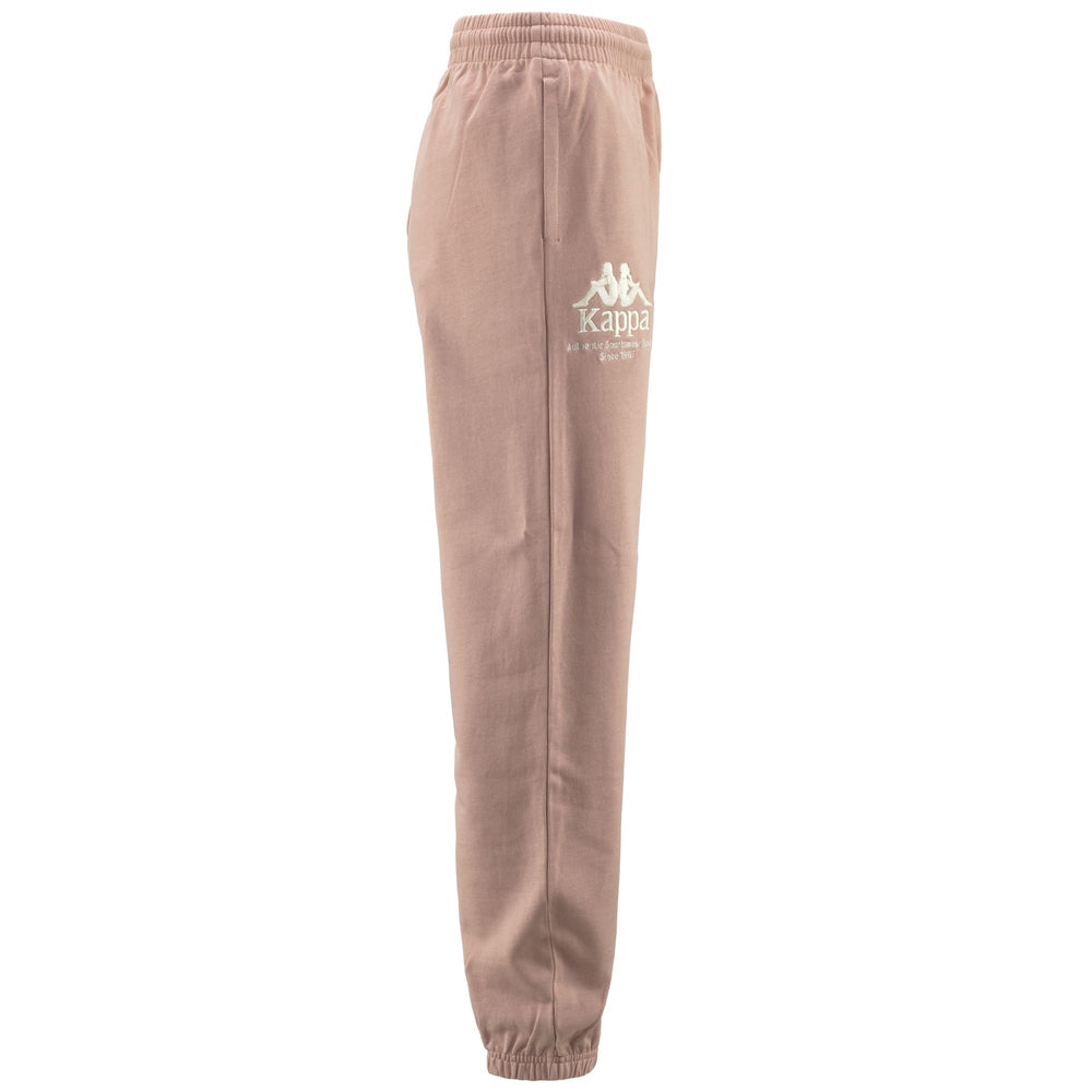 Pants Woman AUTHENTIC GALAT ORGANIC Sport Trousers PINK SKIN Dressed Front (jpg Rgb)	
