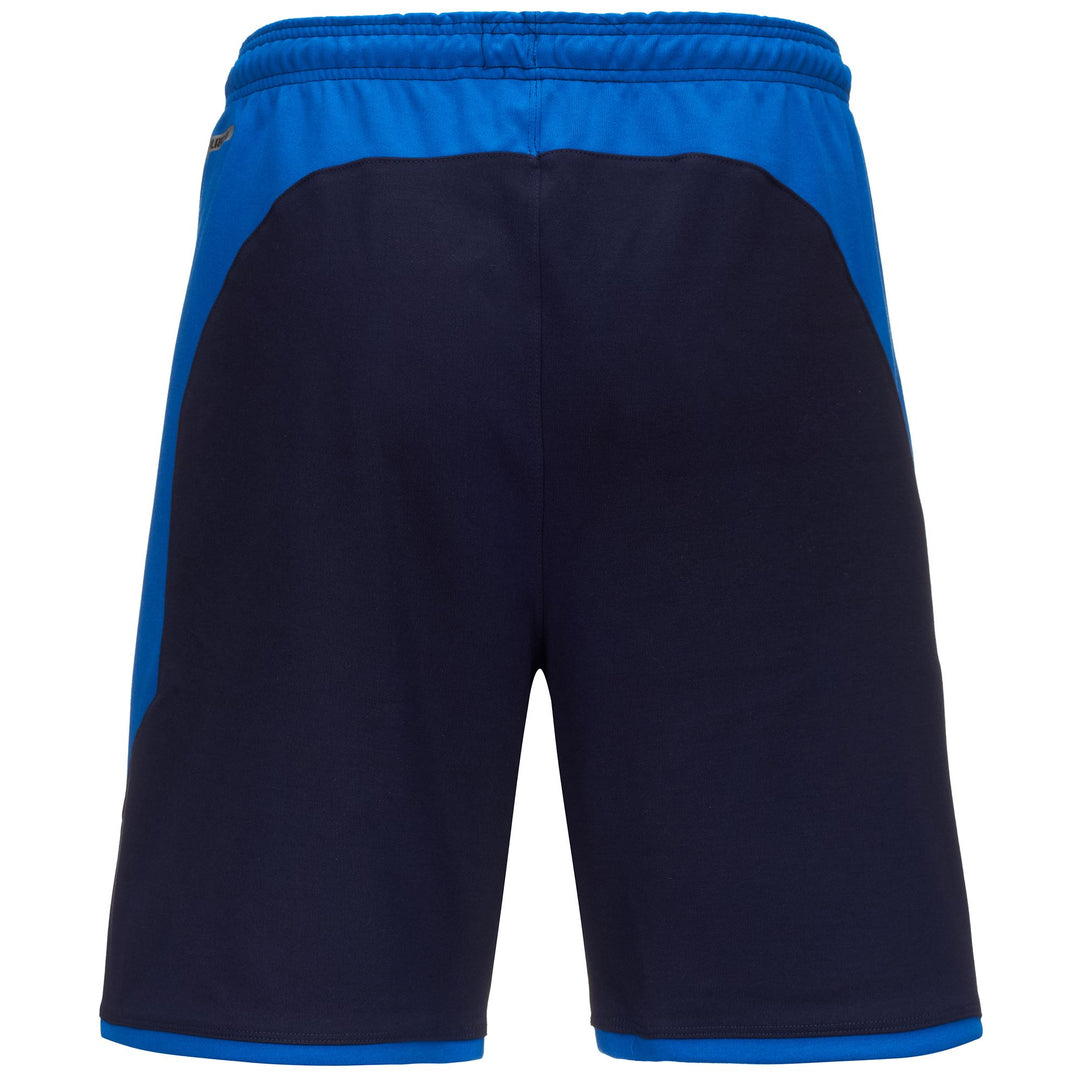 Shorts Man ALOZIP 7 BRESCIA Sport  Shorts BLUE MARINE - BLUE IMPERIAL Dressed Side (jpg Rgb)		