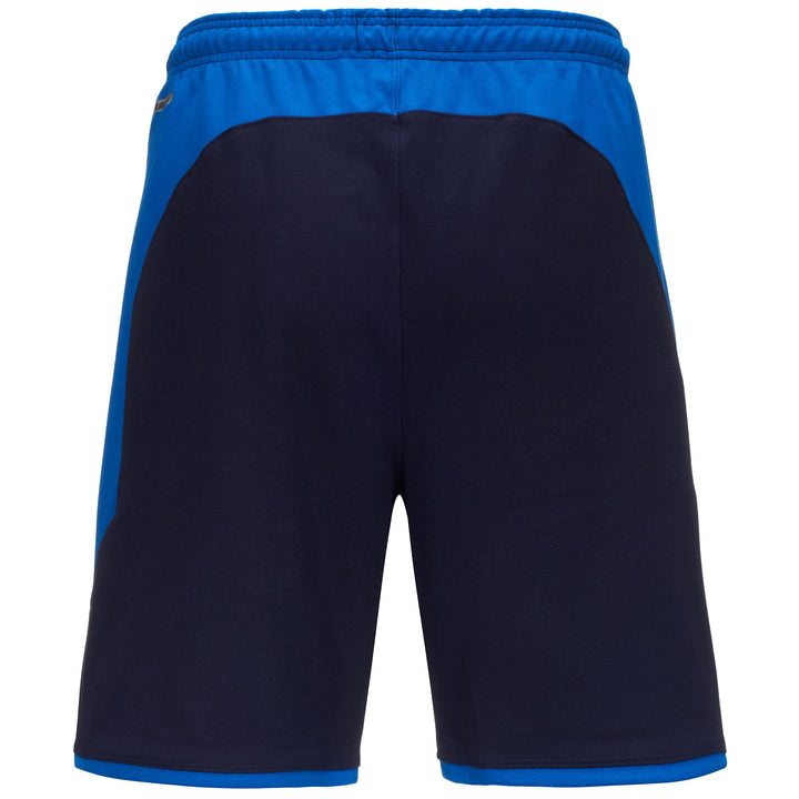 Shorts Man ALOZIP 7 BRESCIA Sport  Shorts BLUE MARINE - BLUE IMPERIAL Dressed Side (jpg Rgb)		