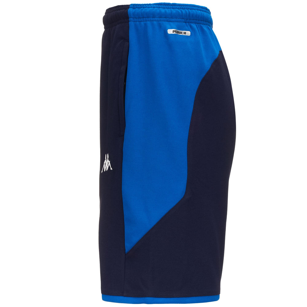 Shorts Man ALOZIP 7 BRESCIA Sport  Shorts BLUE MARINE - BLUE IMPERIAL Dressed Front (jpg Rgb)	
