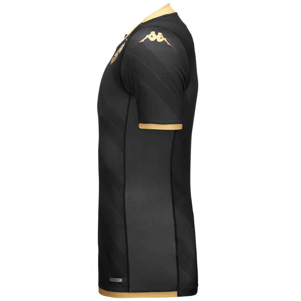 Active Jerseys Man KOMBAT PRO 2024 SPEZIA Shirt BLACK - YELLOW GOLD RICH Dressed Front (jpg Rgb)	