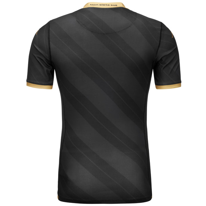 Active Jerseys Man KOMBAT PRO 2024 SPEZIA Shirt BLACK - YELLOW GOLD RICH Dressed Side (jpg Rgb)		