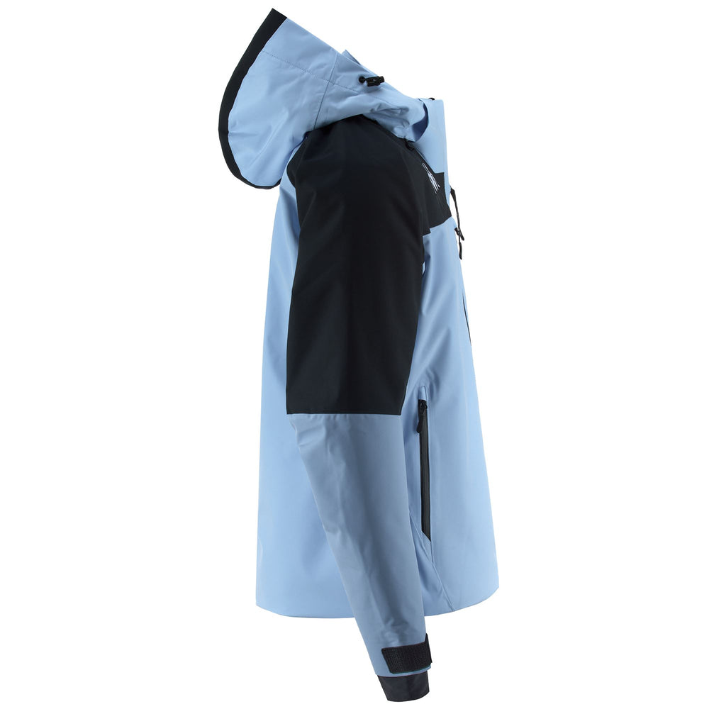 Jackets Man 6CENTO 611P Mid AZURE LT MARINE - BLUE DK NAVY - BLACK Dressed Front (jpg Rgb)	