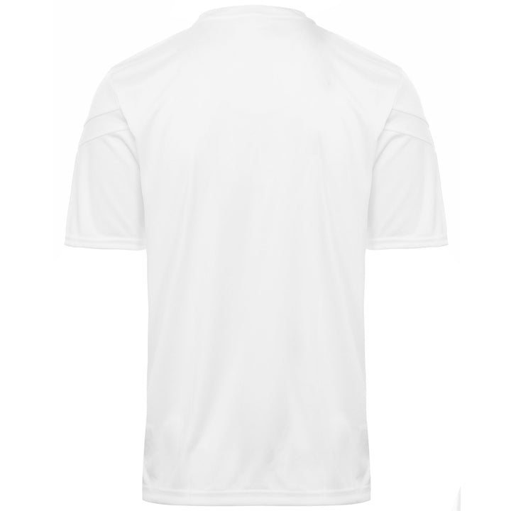 Active Jerseys Man KAPPA4FOOTBALL DOVO Shirt WHITE Dressed Side (jpg Rgb)		