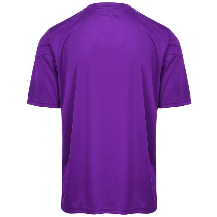 Active Jerseys Man KAPPA4FOOTBALL DOVO Shirt VIOLET INDIGO Dressed Side (jpg Rgb)		