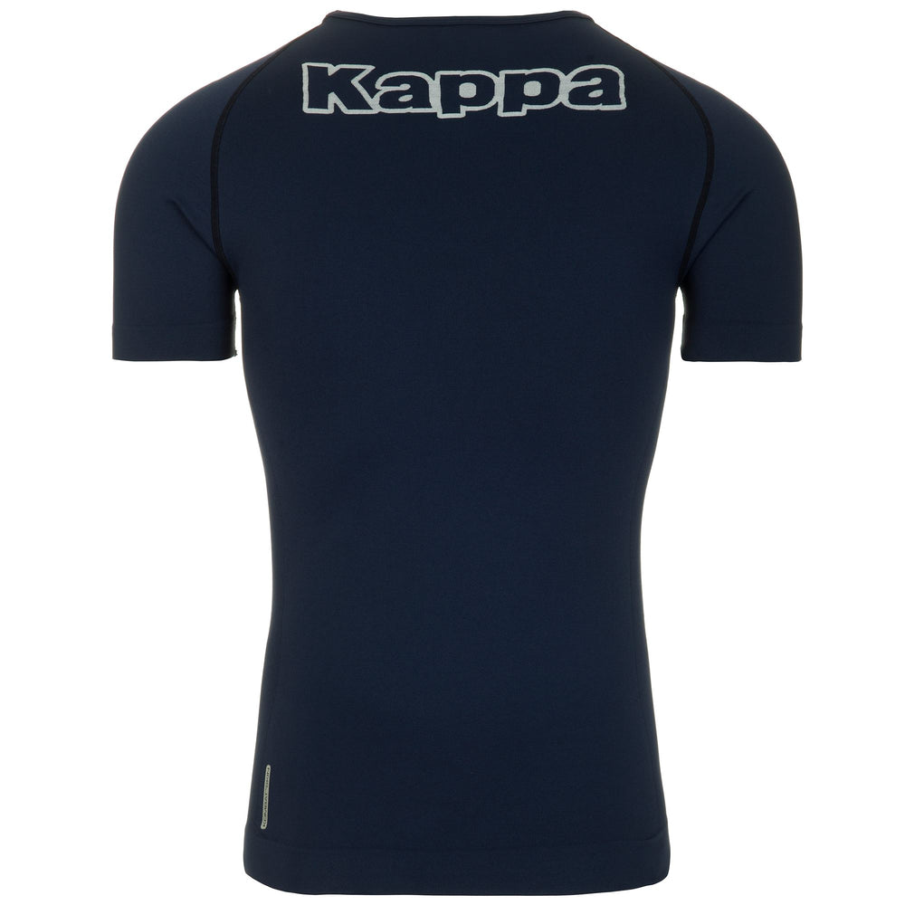 Skin T-ShirtsTop Man KAPPA4SKIN KOMBAT NARTV T-Shirt BLUE MARINE Dressed Front (jpg Rgb)	