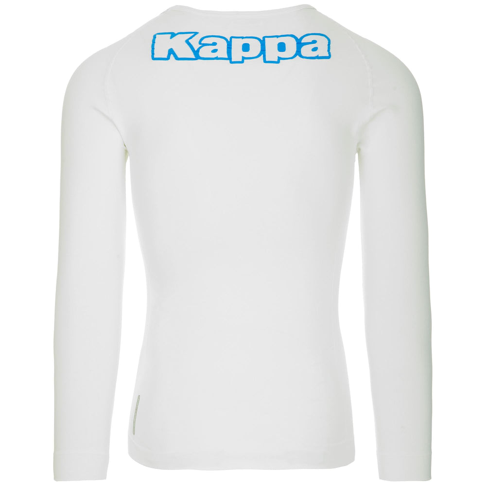 Skin T-ShirtsTop Man KAPPA4SKIN KOMBAT NANGV T-Shirt WHITE Dressed Front (jpg Rgb)	