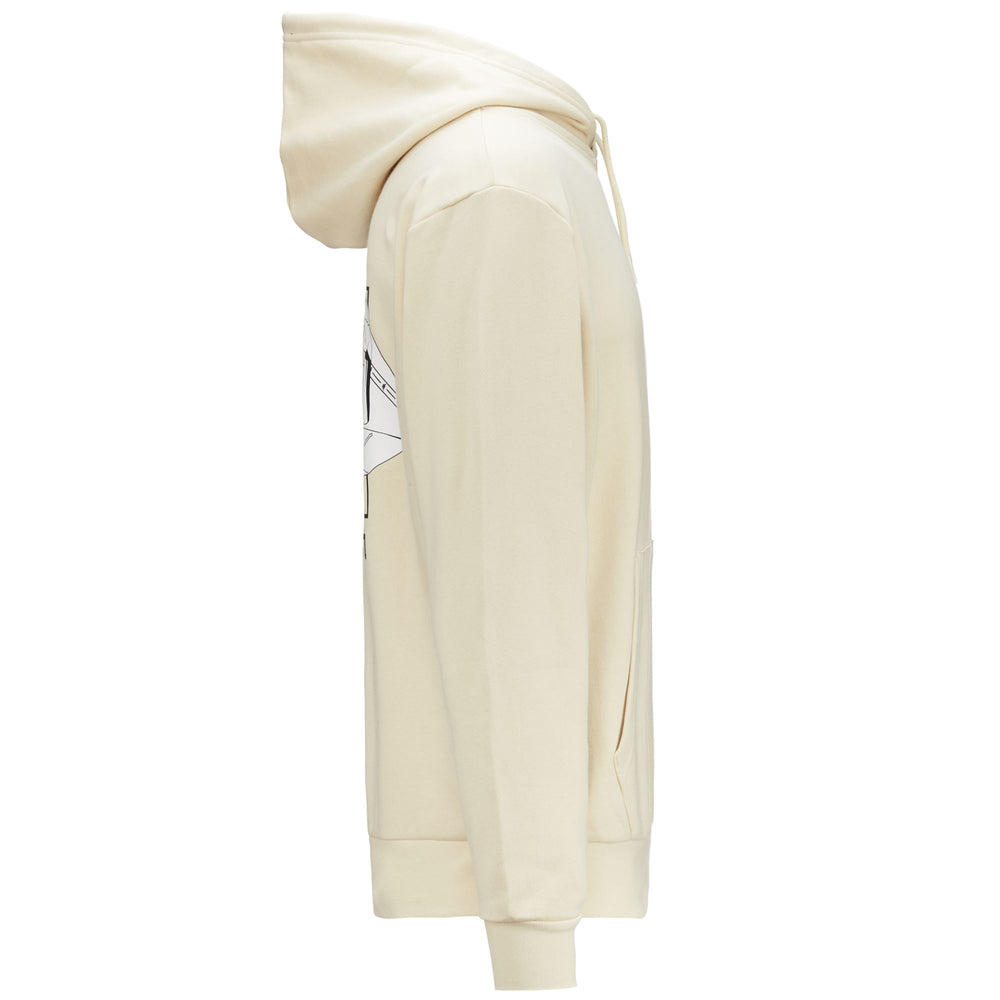 Fleece Man AUTHENTIC JPN GRUFI Jumper WHITE ASPARAGUS Dressed Front (jpg Rgb)	