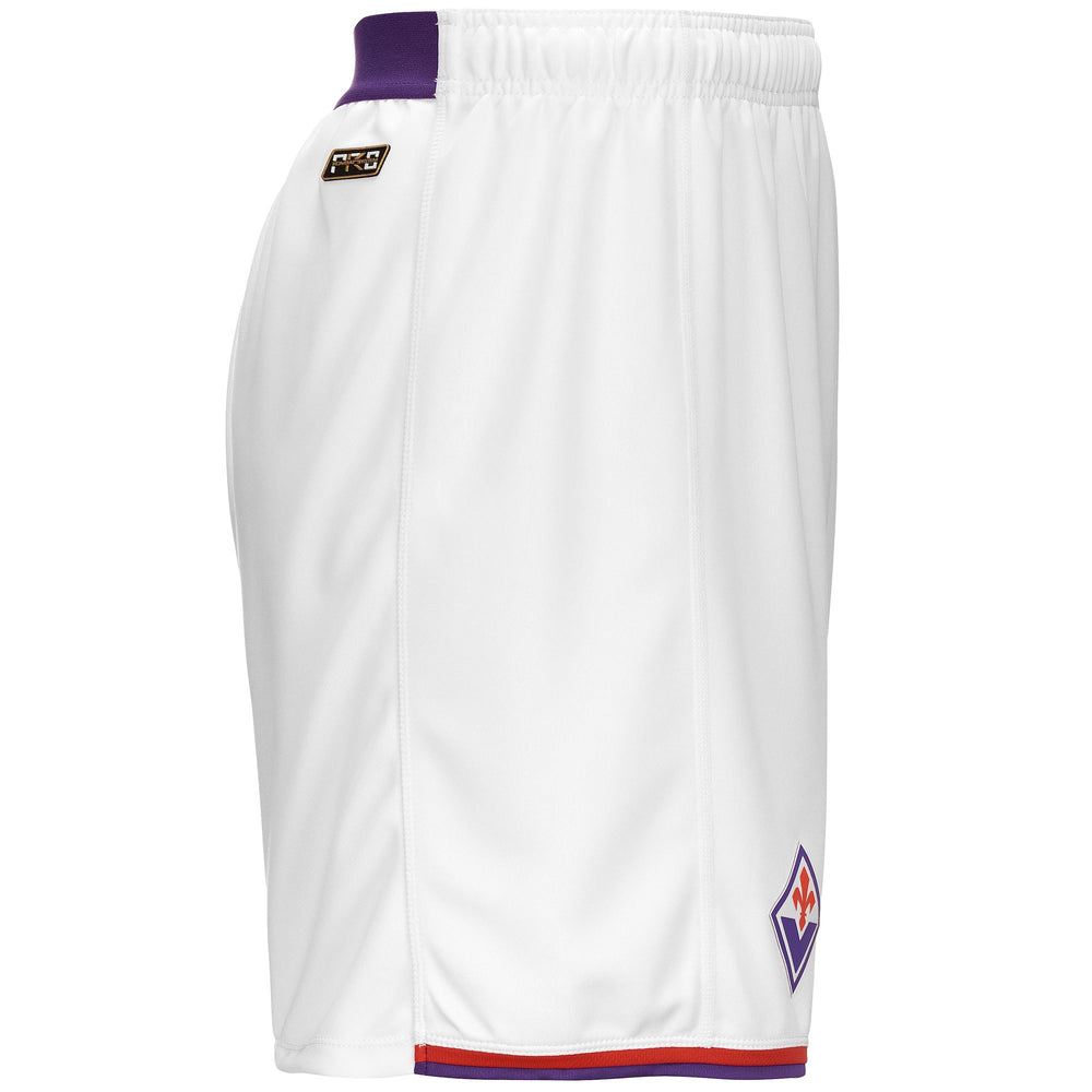 Shorts Man KOMBAT RYDER PRO FIORENTINA Sport  Shorts WHITE - VIOLET INDIGO - RED BLAZE Dressed Front (jpg Rgb)	
