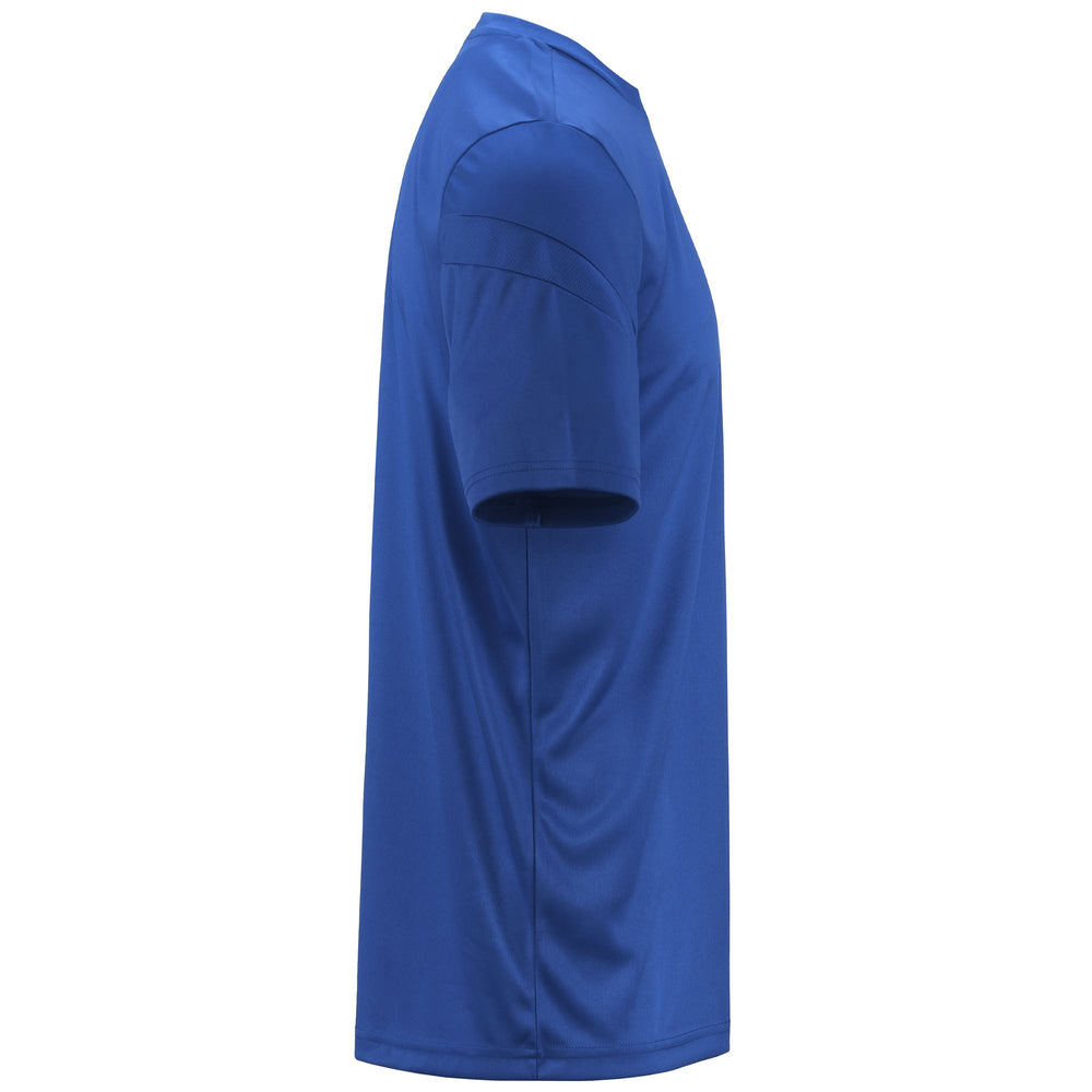 Active Jerseys Man KAPPA4SOCCER DOVOC Shirt BLUE SAPPHIRE Dressed Front (jpg Rgb)	