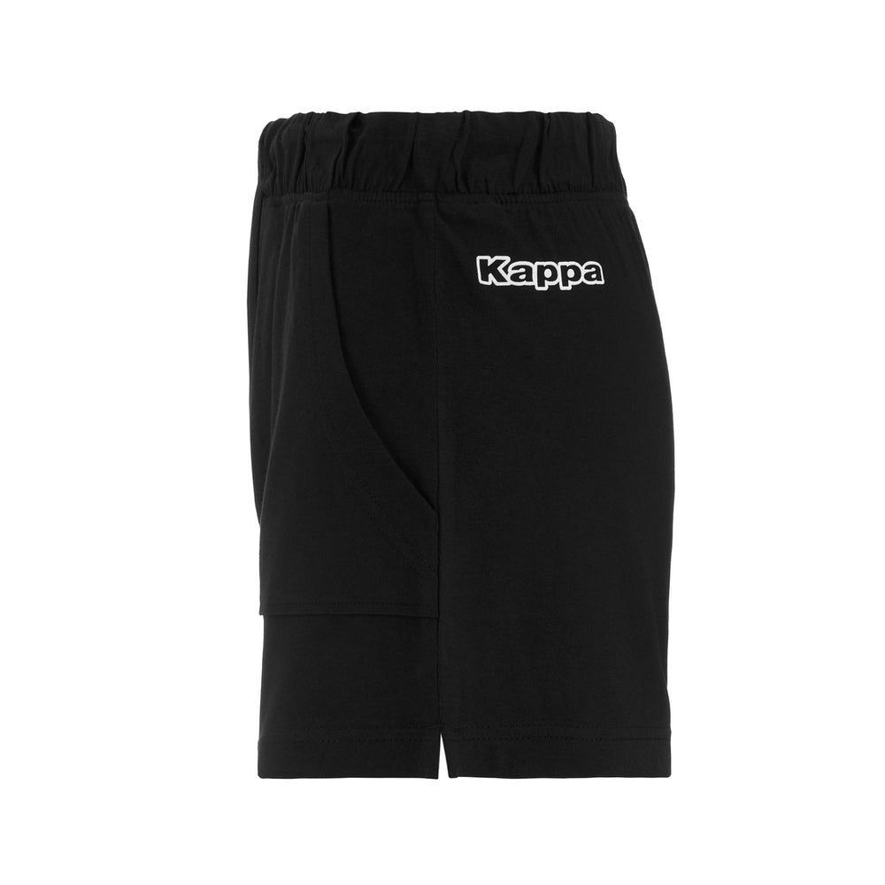 Shorts Woman LOGO  FEBER Sport  Shorts BLACK Dressed Front (jpg Rgb)	