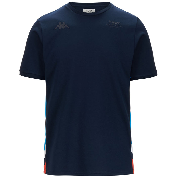 T-ShirtsTop Man ANSER ALPINE F1 T-Shirt BLUE NAVY-LIQUID BLUE-RED Photo (jpg Rgb)			