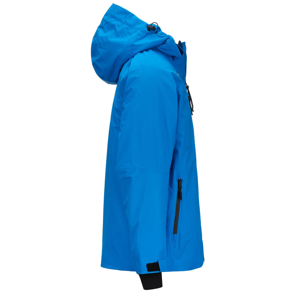 Jackets Unisex 8CENTO 811 Mid BLUE BRILLIANT Dressed Front (jpg Rgb)	