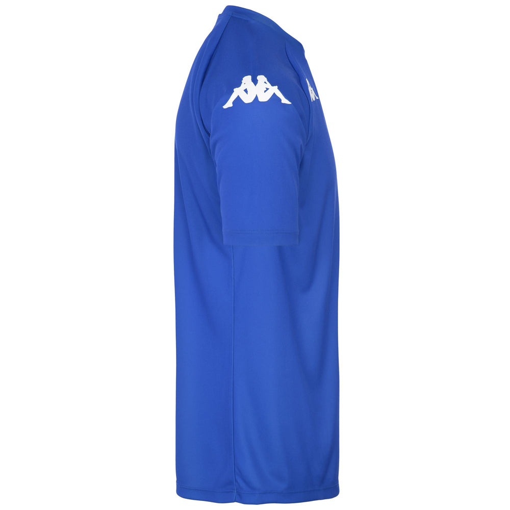 Active Jerseys Man KAPPA4FOOTBALL NARSATEX Shirt BLUE SAPPHIRE Dressed Front (jpg Rgb)	