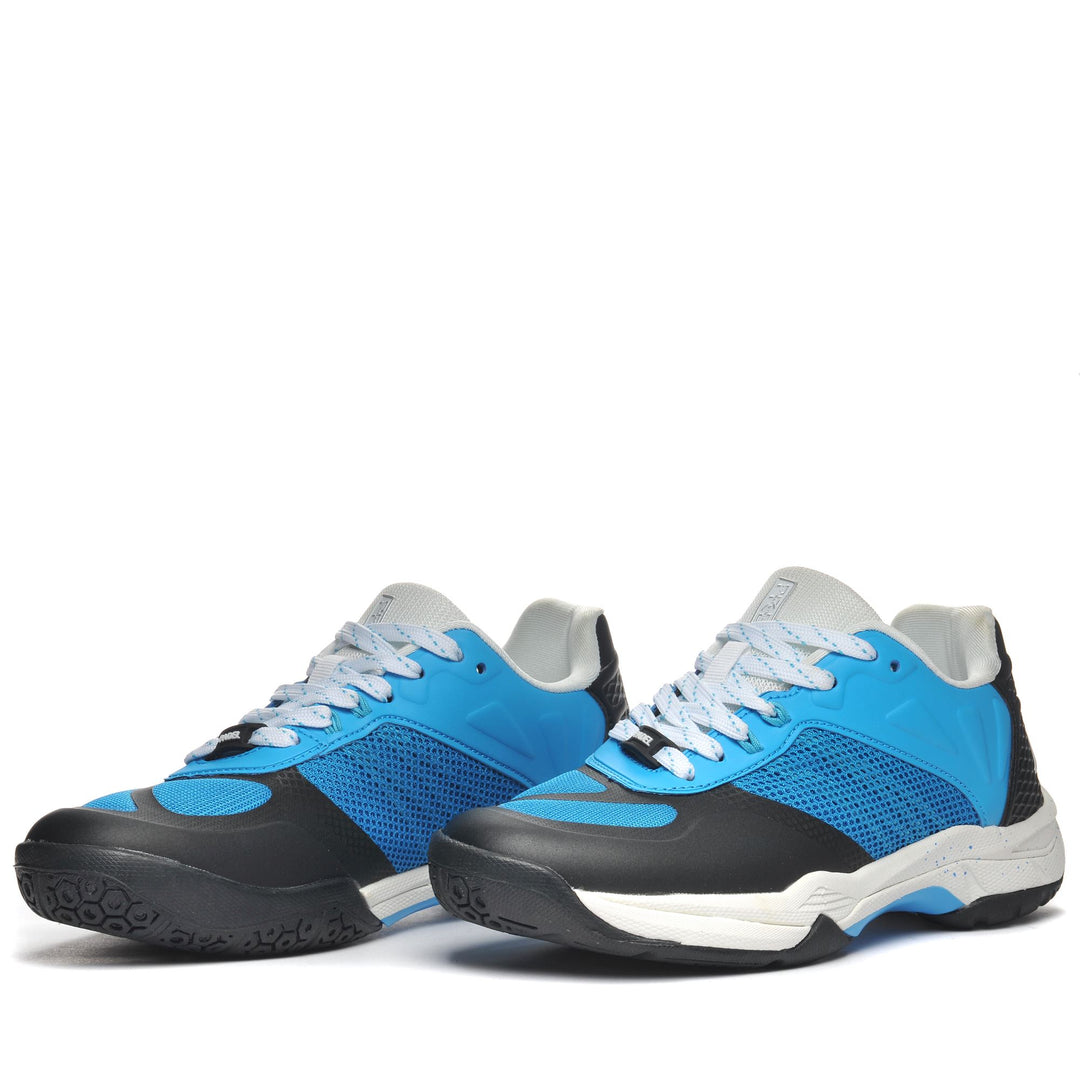 Sport Shoes Unisex KOMBAT  PADEL LOOP Low Cut BLUE TURKIS-WHITE-BLACK Detail (jpg Rgb)			
