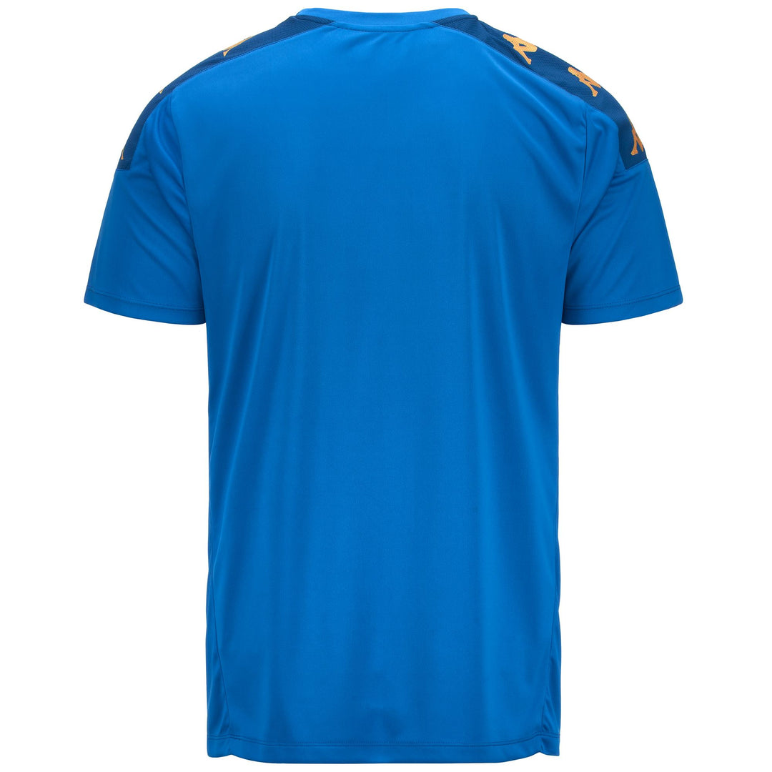 Active Jerseys Man KAPPA4FOOTBALL GIANTO Shirt BLUE SAPPHIRE-BLUE MD COBALT Dressed Side (jpg Rgb)		