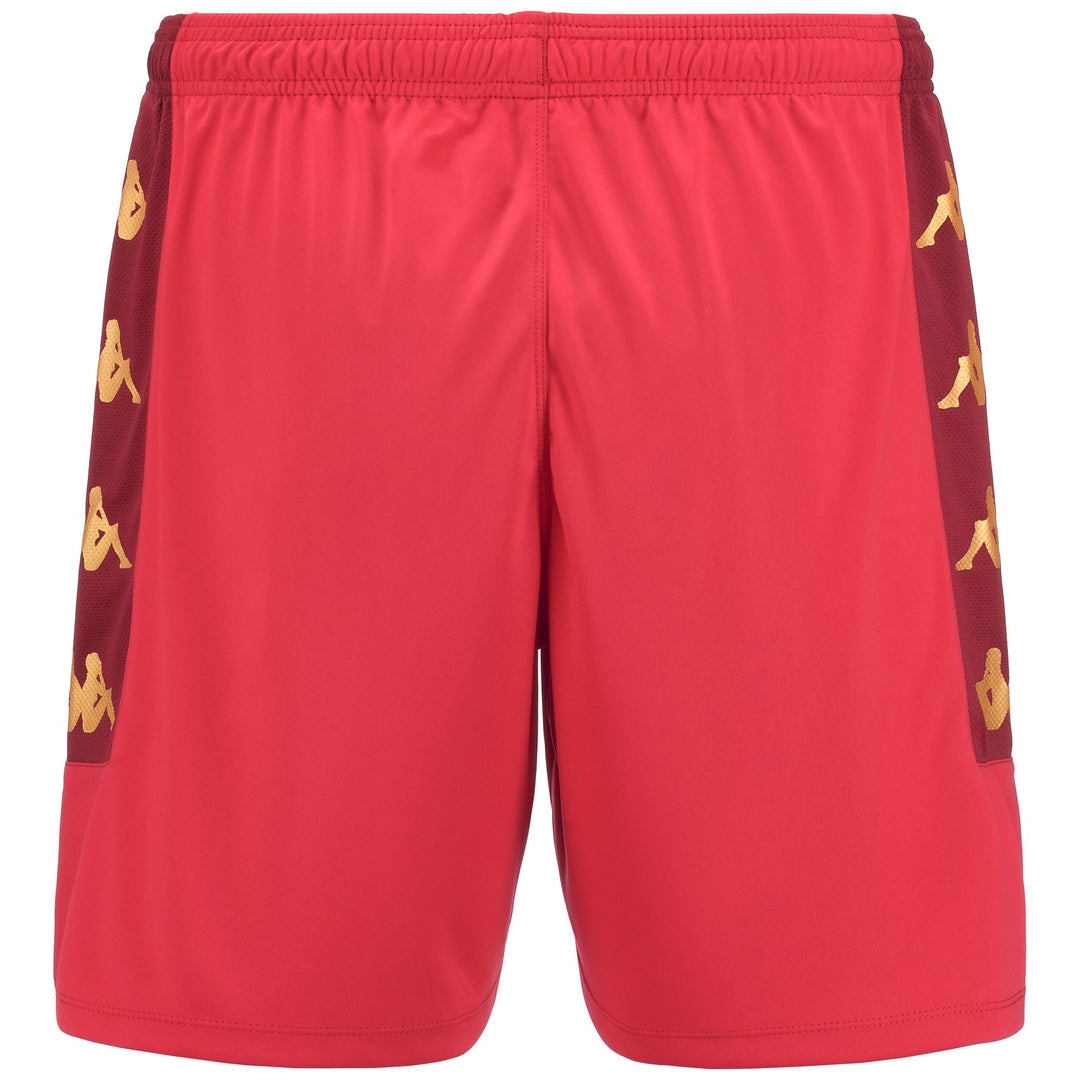 Shorts Man KAPPA4FOOTBALL GONDO Sport  Shorts RED-RED DK DAHLIA Dressed Side (jpg Rgb)		