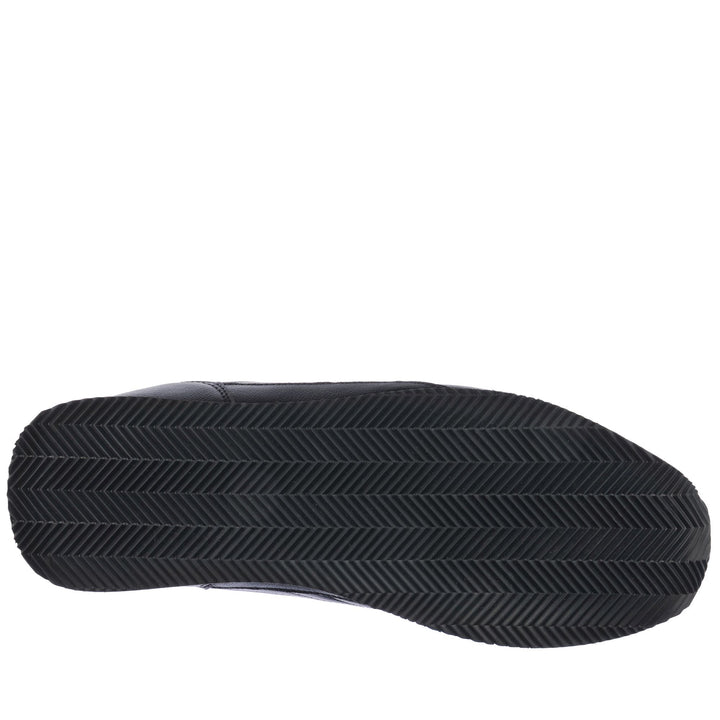 Sneakers Unisex LOGO FEEVE Low Cut BLACK-GREY DK Dressed Front (jpg Rgb)	