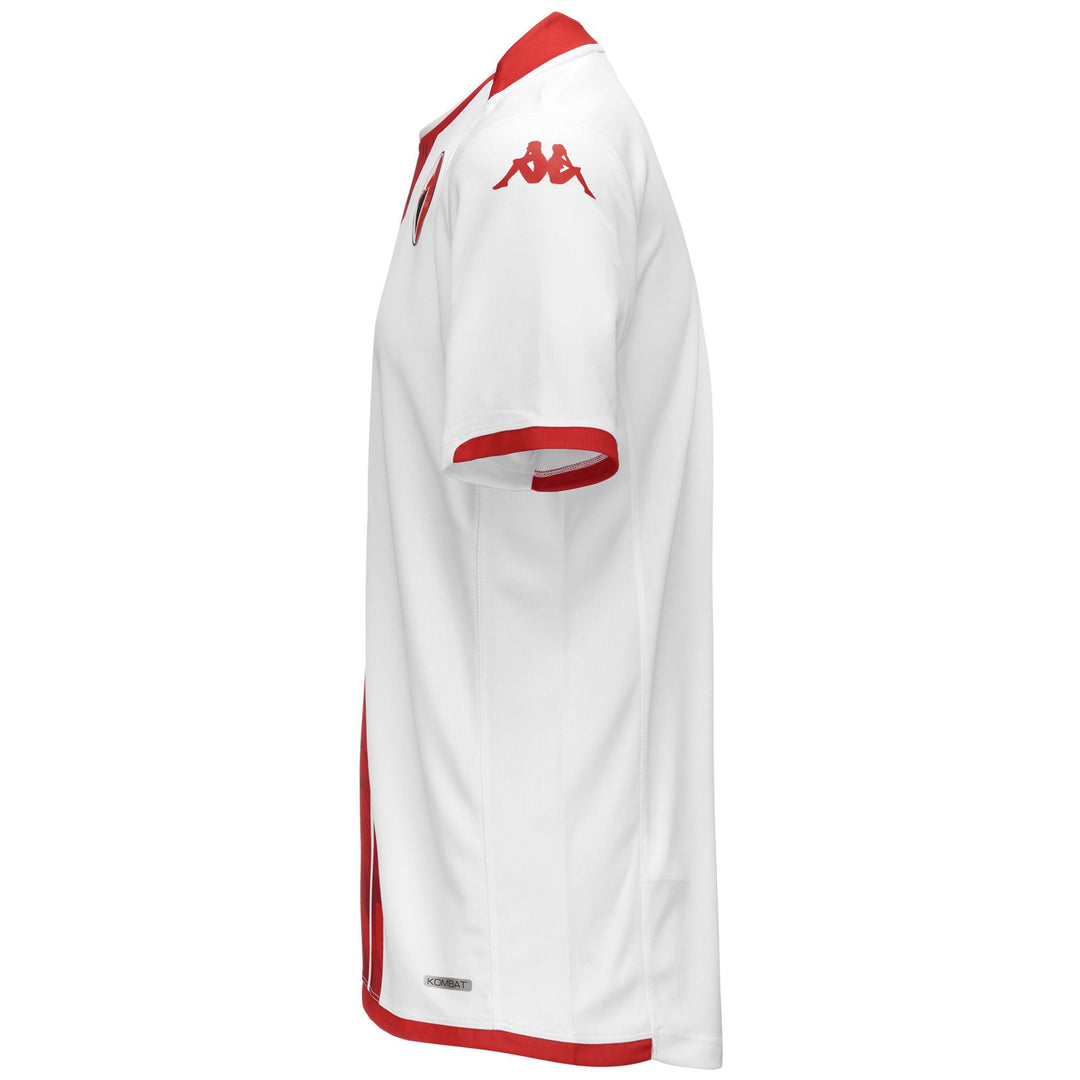 Active Jerseys Man KOMBAT 2024 BARI Shirt WHITE-RED Dressed Front (jpg Rgb)	