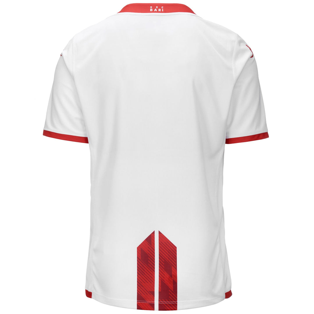 Active Jerseys Man KOMBAT 2024 BARI Shirt WHITE-RED Dressed Side (jpg Rgb)		