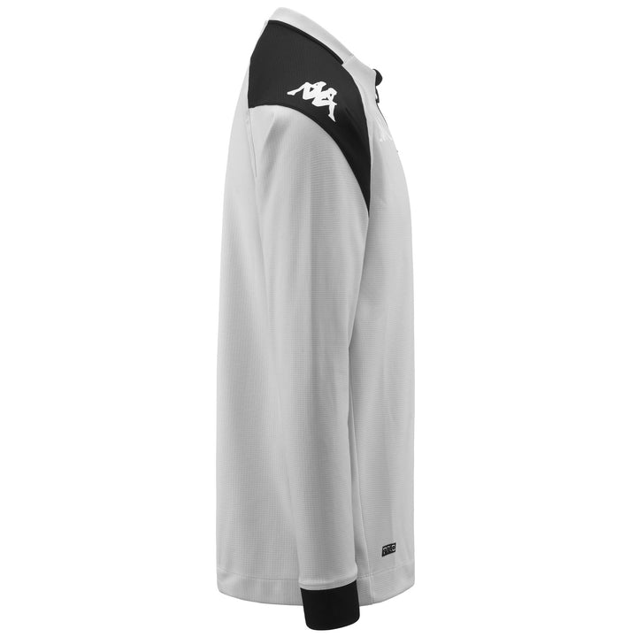 Fleece Man ABLAS PRO 7 GENOA Jumper GREY-BLACK Dressed Back (jpg Rgb)		