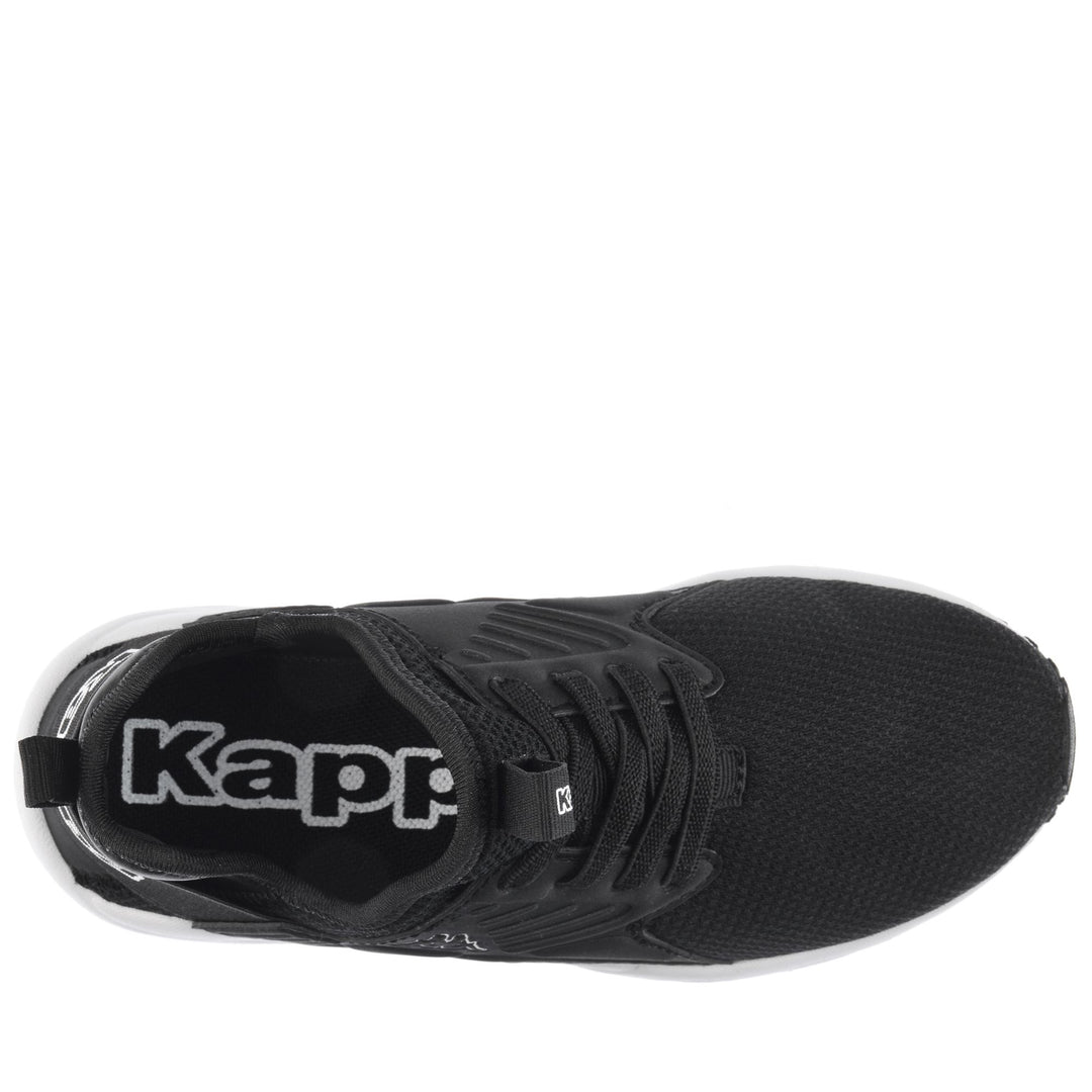 Sneakers Kid unisex LOGO LOGO SANPUERTO EL KID Low Cut BLACK - WHITE Dressed Back (jpg Rgb)		