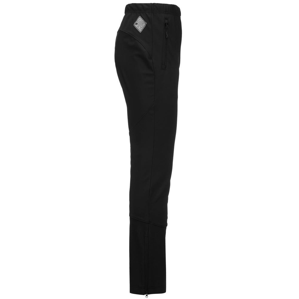 Pants Man 3CENTO   307 Sport Trousers BLACK PURE - BLACK Dressed Front (jpg Rgb)	