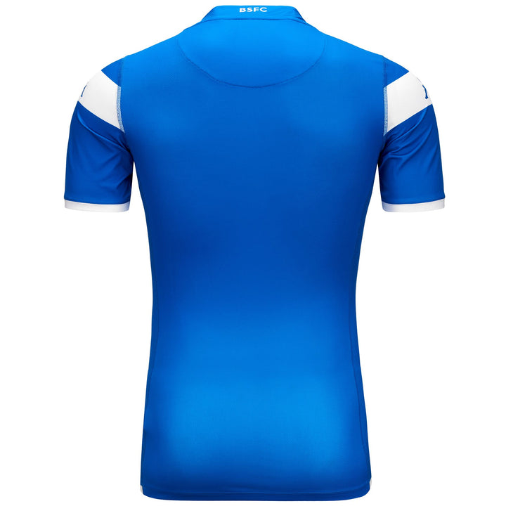 Active Jerseys Man KOMBAT PRO 2024 BRESCIA Shirt BLUE IMPERIAL - WHITE Dressed Side (jpg Rgb)		