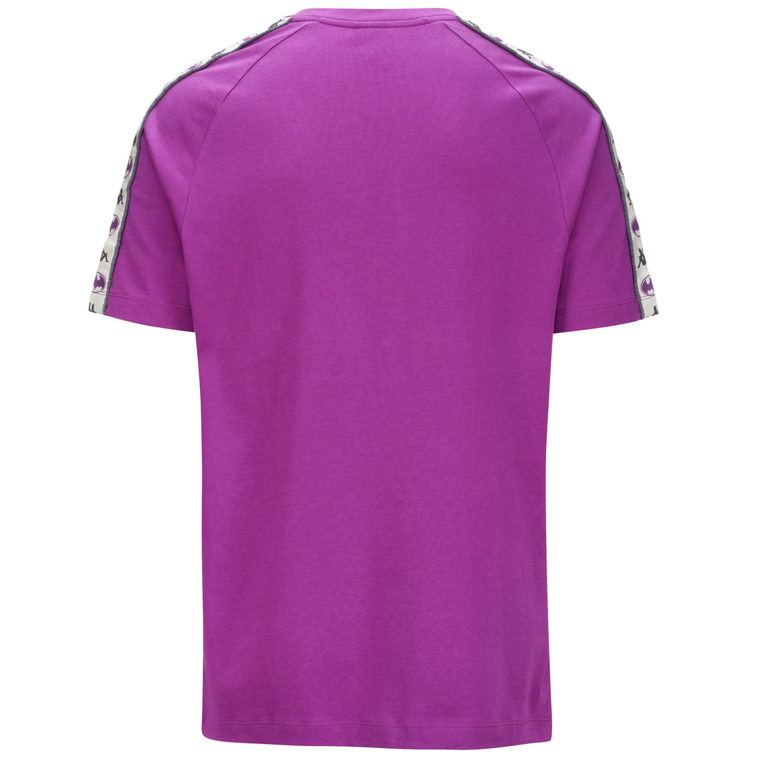 T-ShirtsTop Man AUTHENTIC ZANOBI WARNER BROS T-Shirt VIOLET GRAPE Dressed Side (jpg Rgb)		