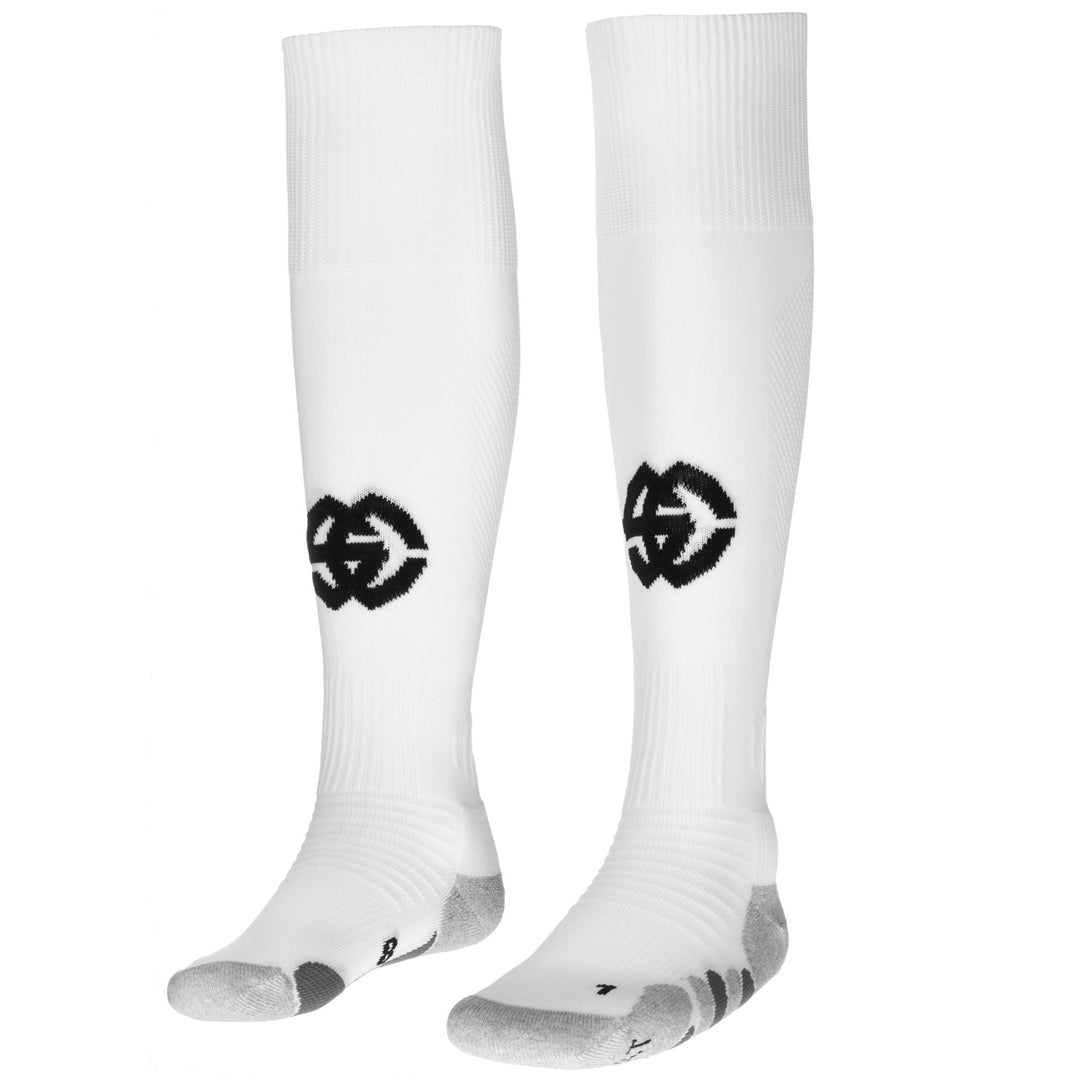 Socks Man KOMBAT SPARK PRO SPEZIA 1PACK Knee High Sock WHITE-BLACK Photo (jpg Rgb)			