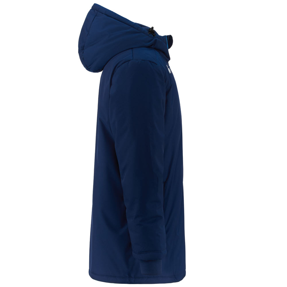 Jackets Man KAPPA4FOOTBALL NAMBERON Long BLUE DEPTHS-BLUE SKY Dressed Front (jpg Rgb)	