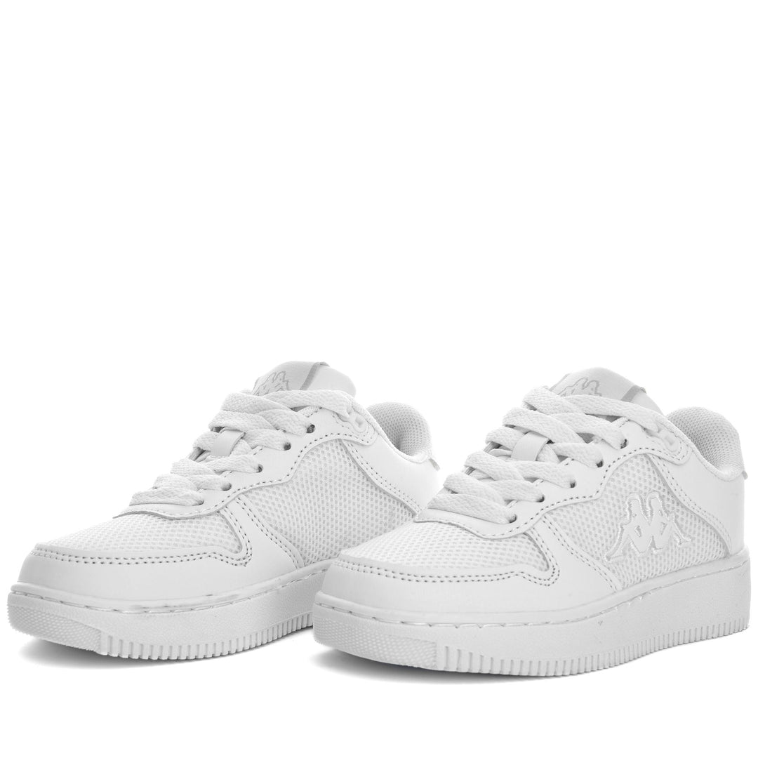 Sneakers Kid unisex LOGO MASERTA 2 KID Low Cut WHITE Detail (jpg Rgb)			