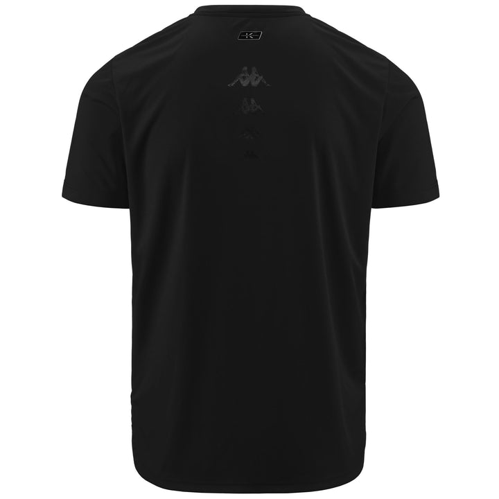 T-ShirtsTop Man EOCENE T-Shirt BLACK Dressed Side (jpg Rgb)		
