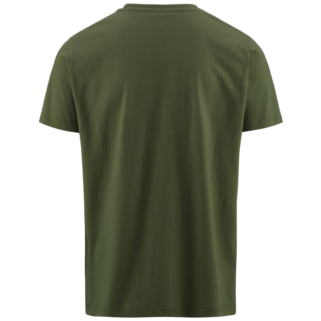 T-ShirtsTop Man AUTHENTIC JPN GENES T-Shirt GREEN PESTO Dressed Side (jpg Rgb)		